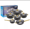Non Stick Stainless Steel Cookware Set 12 pieces