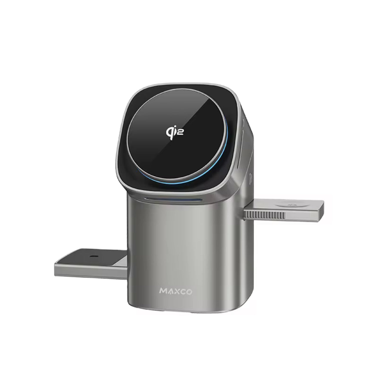 3-in-1 Magnetic Wireless Charging Dock with Auto-Rotation
