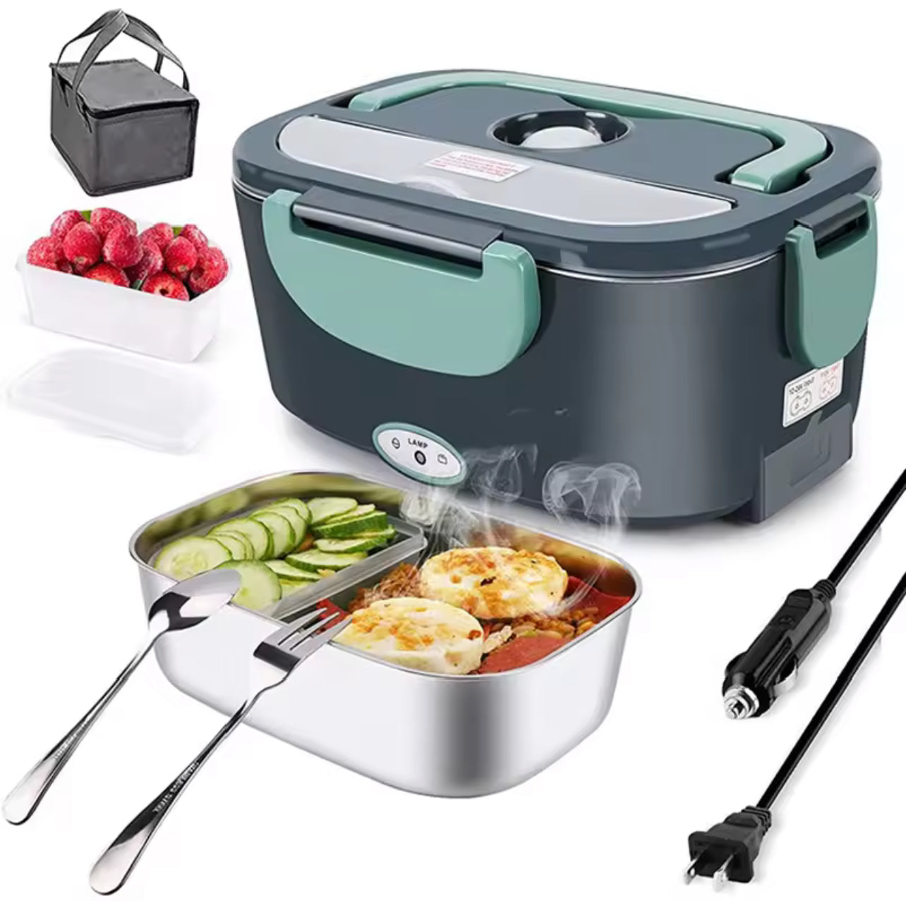 Portable Heated Electric Lunchbox