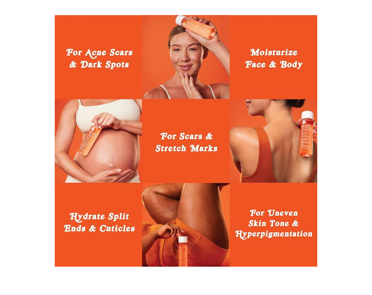 Bio-Oil Skincare Body Oil Serum, Face and Body Moisturizer with Vitamin E & A, for Scars, Stretch Marks, Sensitive Skin, All Skin Types, Dermatologist Recommended, Non-Comedogenic, 2 Oz