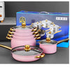 Non Stick Stainless Steel Cookware Set 12 pieces