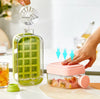 Portable Cooling Ice Cubes Maker Water Bottle