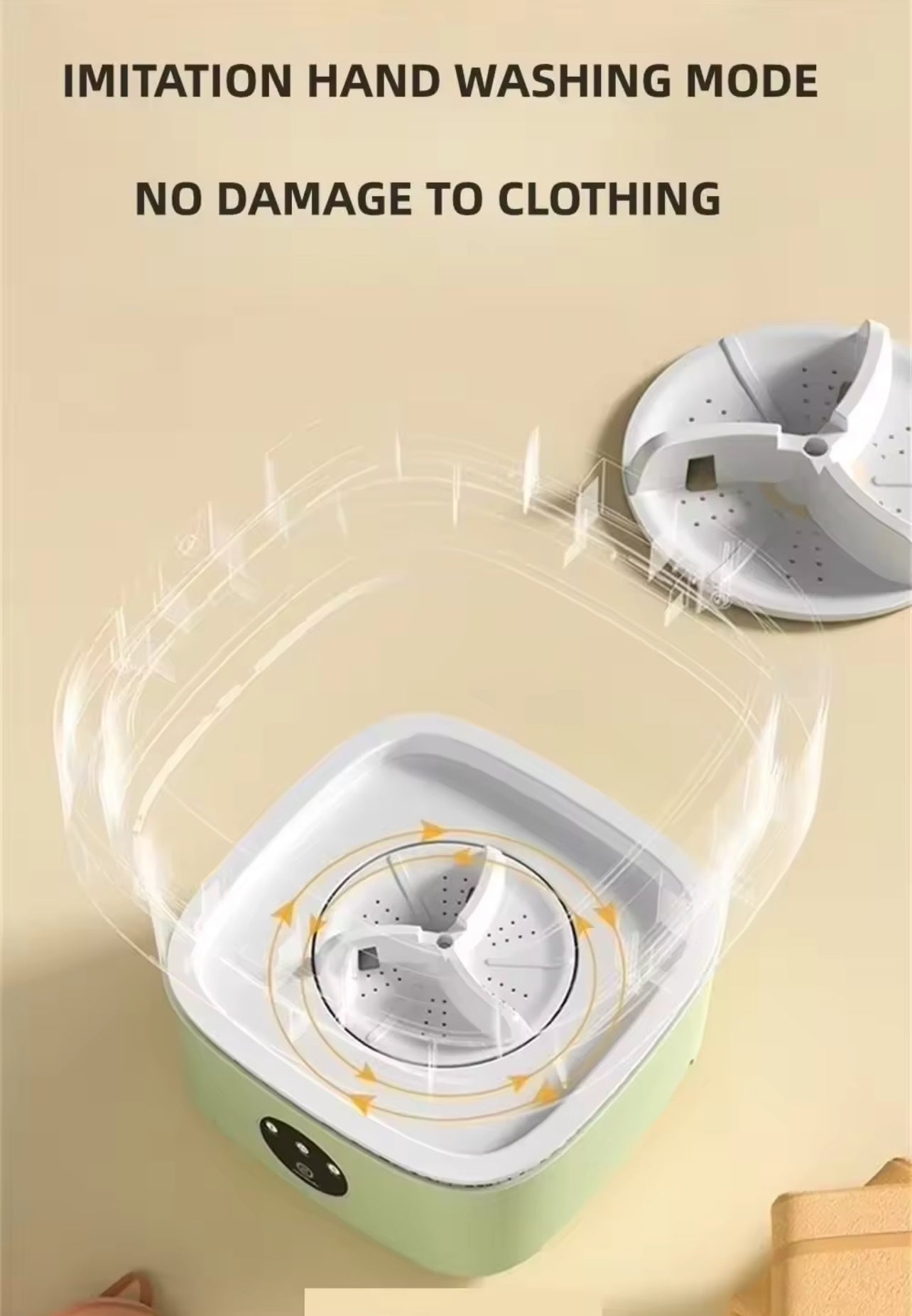 Automatic Foldable Electric Washing Machine and Dryer Bucket