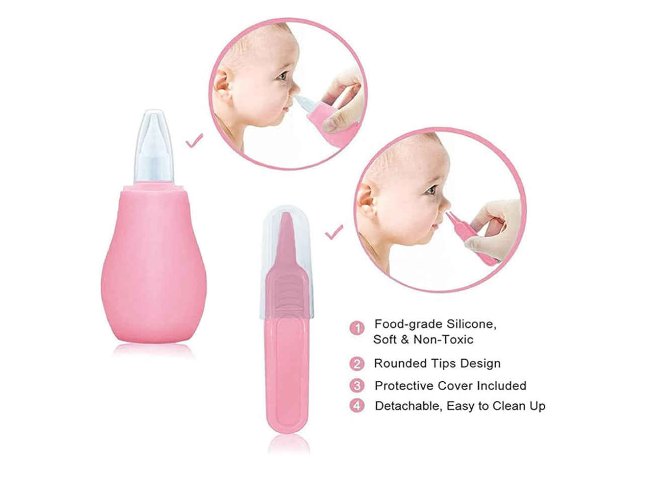 Baby Grooming Kit, Infant Safety Care Set with Hair Brush Comb Nail Clipper Nasal Aspirator,Baby Essentials Kit for Newborn Girls Boys