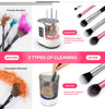 3-in-1 USB Automatic Electric Brush Cleaner for Makeup & Nails – Rechargeable, Fast-Drying & Hygienic
